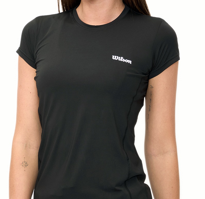 REMERA BLOOM WILSON DAMA BK