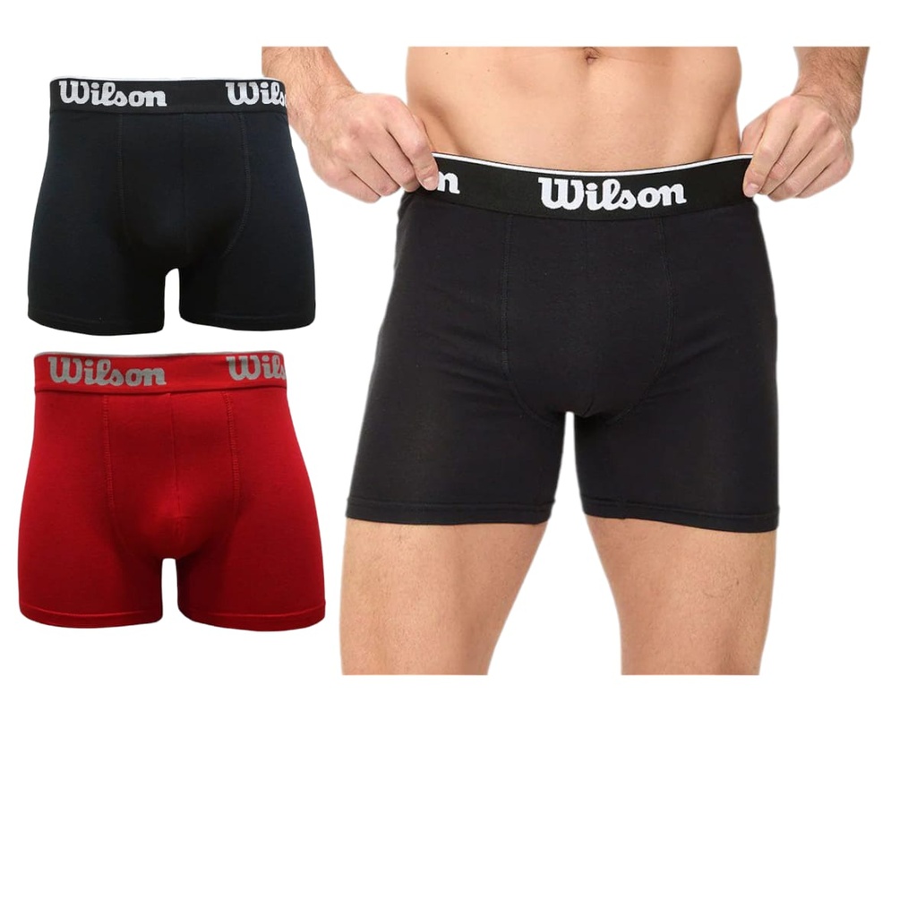 PACK X2 BOXER WILSON ALGODÓN - V. COLORES
