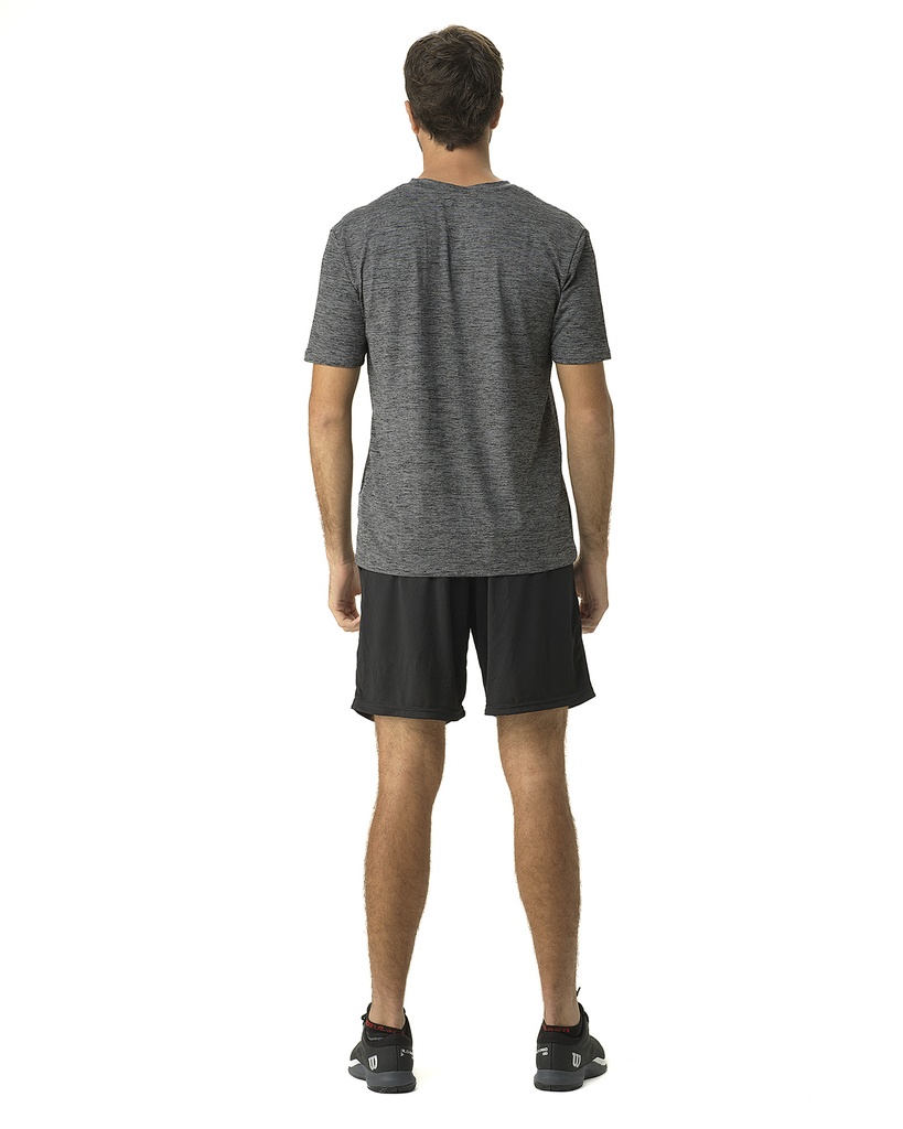 REMERA WILSON HOMBRE ESSENTIAL - NEGRO