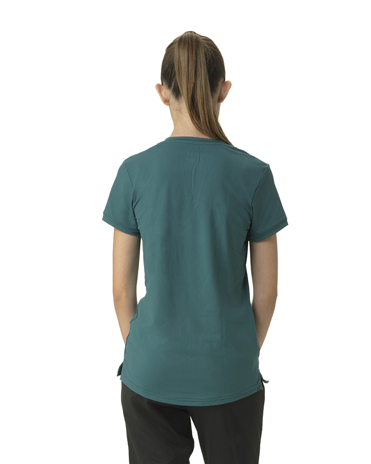 REMERA/CAMISETA ULTRA DRY PERFORADA WILSON DAMA NEGRO