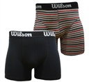 PACK X2 BOXER WILSON ALGODÓN NEGRO 