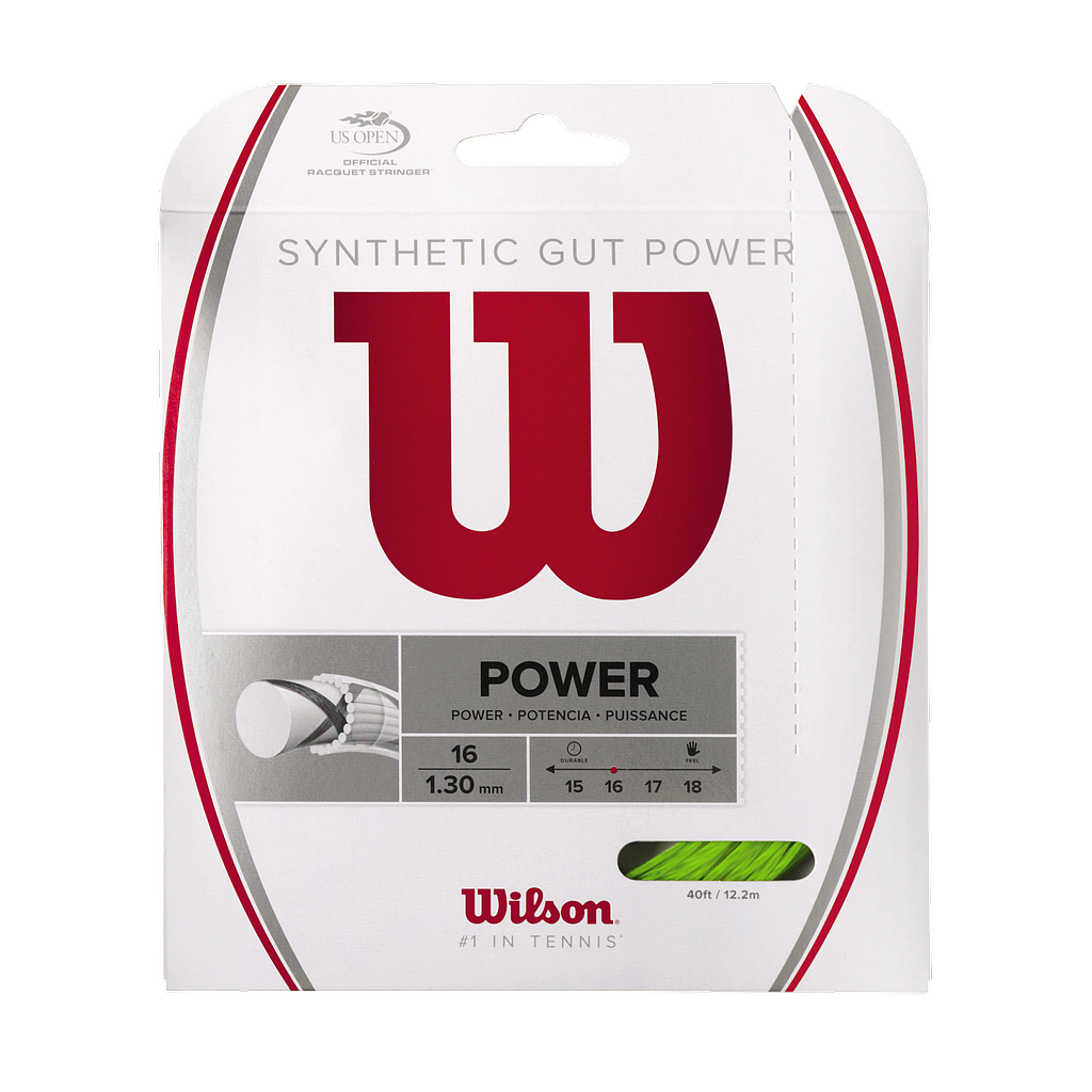 SET SYNTHETIC GUT POWER 16 (1.30) VERDE