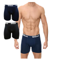 PACK X2 BOXER WILSON MICROFIBRA - AZUL M.+ NEGRO 