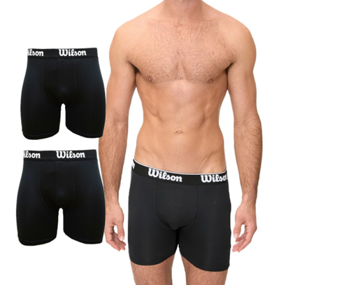 [99463] PACK X2 BOXER WILSON MICROFIBRA NEGRO+NEGRO 